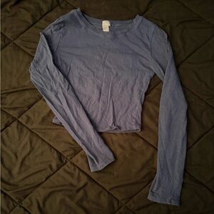Tilly’s Purple Cropped Long Sleeve